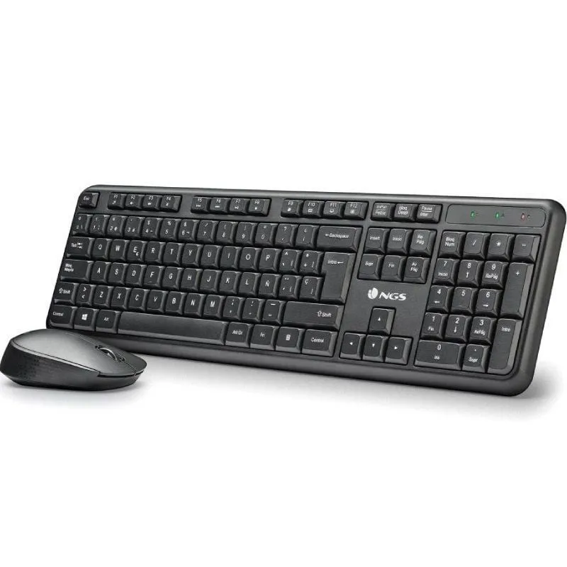 Teclado y Ratón Inalámbricos NGS Harmony Kit