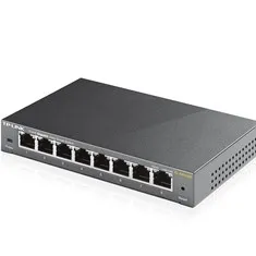 Switch 8 puertos 10 - 100 - 1000 tp - link gris