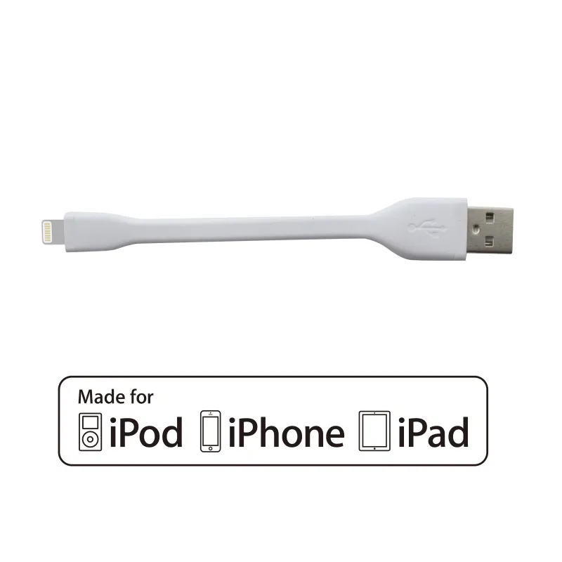 Cable phoenix usb a lightning certificado mfi apple 10 cm