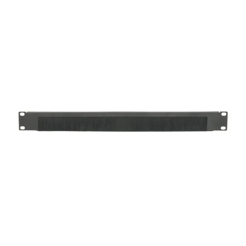 Organizador de Cables (Pasacables) con Cepillo, Sin Barra Inferior [1U 19"]