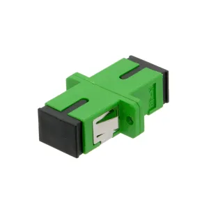 SC/APC SM SX adaptador con pestañas para patch panel — imagen 1