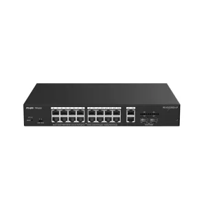 Reyee Switch PoE Cloud Gestionable - 16 PoE 802.3af/at + 2 SFP + 2 uplink RJ45 - 18 RJ45 10/100/1000Mbps + 2 SFP 10/100/1000 - 30W por puerto 802.3af/at / Máximo 130W - VLAN/Port Isolation/Loop Detection - Port Speed Limit — imagen 1