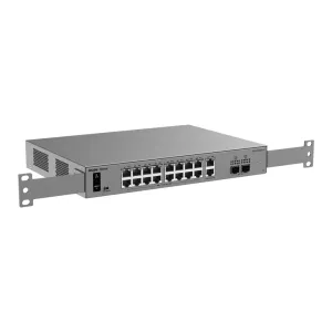 Reyee Switch - 18 x Gigabit RJ45 y 2 x SFP - 16 puertos PoE/PoE+ con presupuesto de 250 W - Función PoE Watchdog y reinicio ininterrumpido - ERPS - Protección hasta 6 kV — imagen 3