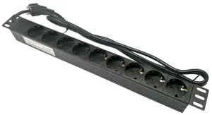 Regleta de 9 Schuko 19",1.8m — imagen 1
