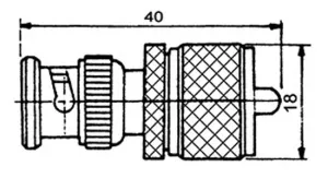 BNC MACHO - UHF MACHO — imagen 2