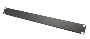 Panel ciego 1U para armario rack 19" Tapa negra — imagen 1
