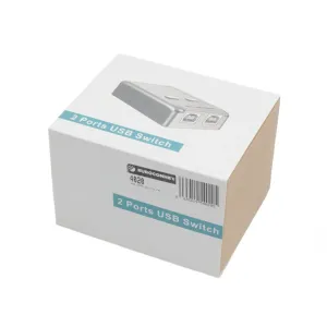 Conmutador USB 2x1 para Compartir Impresora/Dispositivo con Control Manual y Software — imagen 4
