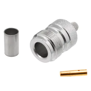 LMR240, N Hembra Crimpar, PTFE — imagen 1