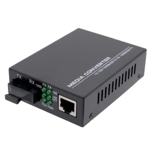 Convertidor Óptico a RJ45 para SC Duplex TX/RX 1310nm [20Km] — imagen 1