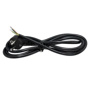 Cable Schuko a libre, 220V 3x1mm Ø, 1,8m. — imagen 1