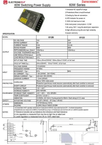 Fuente Aliment. Ind. 24V 60W 2.5A — imagen 2
