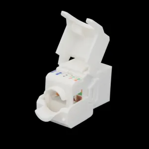 Keystone U/UTP Cat.6A hembra tool-less con tapa antipolvo — imagen 3