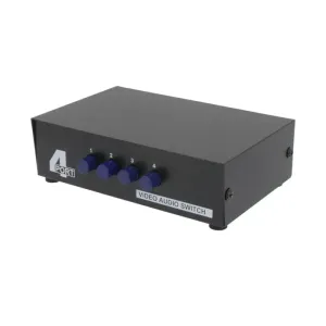AV SELECTOR, 4 Entradas - 1 Salidas — imagen 2