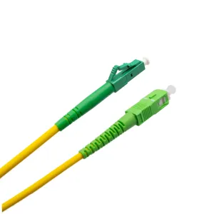 Cable de fibra óptica LC/APC a SC/APC Monomodo Simplex, 2m — imagen 1