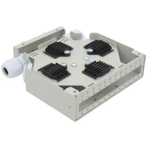 Patch Panel de Fibra Óptica para Carril DIN - 12 puertos SC SX / LC DX — imagen 2