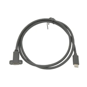 Extensor USB-C 3.1 para anclaje a panel 1m — imagen 2