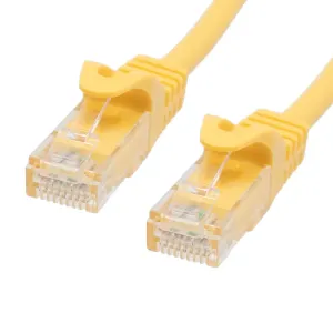 Cat.6A UTP LSZH 100% CU, 26AWG, 5m, Amarillo — imagen 1