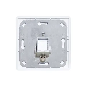 Carátula frontal de 1 keystone para caja de superficie 80x80mm | No incluye caja de superficie — imagen 5