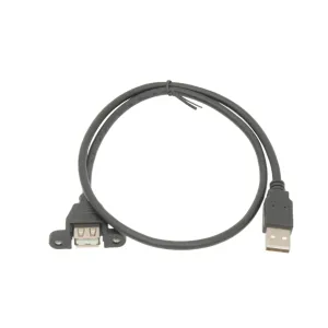 Extensor USB-A 2.0 para anclaje a panel 1m — imagen 2