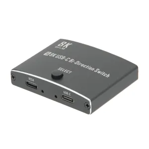 Conmutador USB-C 1x2 Bidireccional 3.1 8K — imagen 1