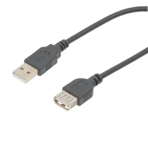 CABLE USB 2.0 TIPO A MACHO - A HEMBRA, 1.8m — imagen 1
