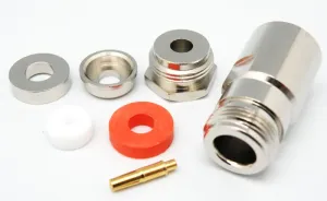 RG-58, N Hembra Soldar, PTFE — imagen 1