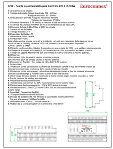 F. Alimentación Carril Din 24V 4.1A 100W — imagen 2