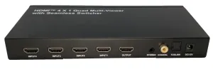 Muti-Viewer HDMI 4x1 con audio — imagen 1
