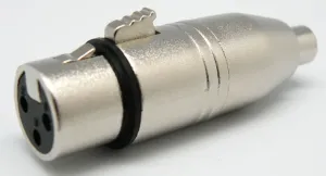 3p XLR Hembra a  RCA Hembra — imagen 1