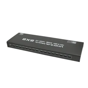 Matriz HDMI 8x8 4K@60Hz HDCP2.2 y control RS232 — imagen 2