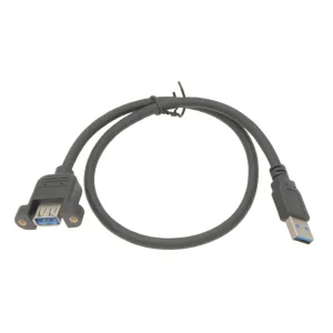 Extensor USB-A 3.0 para anclaje a panel 0.5m — imagen 2