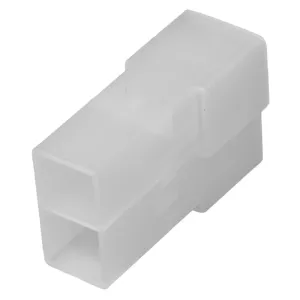 Carcasa de plástico en T para terminales FastON macho, 2 vías [25u. Blíster] — imagen 2