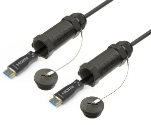 HDMI 2.0 Blindado de fibra óptica 4K@60Hz, 50m — imagen 1