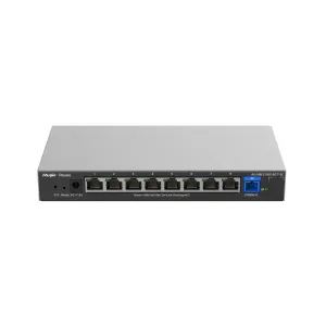 Reyee E-Lighten Switch PoE Cloud Capa 2 - 8 puertos RJ45 Gigabit PoE+ - 1 Puerto óptico SC 1G (PON) - Máximo 120W — imagen 1