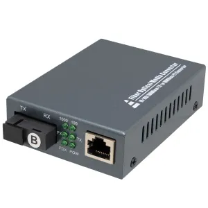 Convertidor Óptico a RJ45 para SC Simplex T1550nm R1310nm — imagen 1