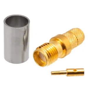 H155, SMA Hembra Crimpar, PTFE — imagen 1