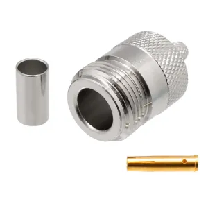 LMR200, N Hembra Crimpar, PTFE — imagen 1