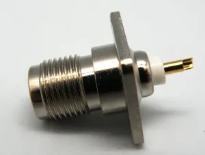 TNC hembra para Chassis, tipo soldar — imagen 1