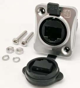 Adaptador RJ45 Hembra-Hembra Estanco — imagen 1