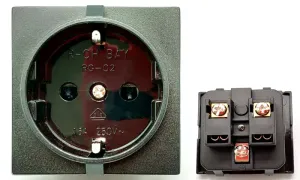 Base Shucko de corriente, empotrable — imagen 1