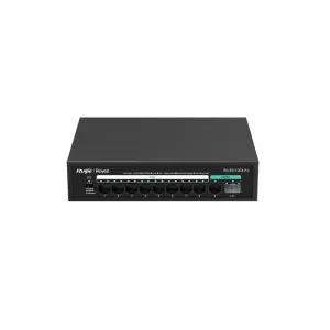 Reyee Switch PoE Sobremesa - 8 Puertos RJ45 + 1 Uplink RJ45 + 1 Uplink SFP - 8 Puertos Gigabit + 2 Puertos Gigabit - 8 Puertos PoE+ 802.3af/at | Potencia total 120W - Aislado de Puertos / Flow Control / PoE Watchdog - Plug and Play — imagen 1