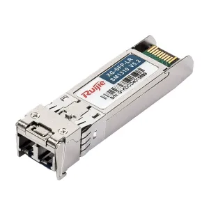 Ruijie Módulo transceptor SFP+ - Longitud de Onda 1310 nm - Fibra monomodo - Conector LC dúplex - Máxima distancia 10 km - 10Gbps - 10GBASE-LR — imagen 1