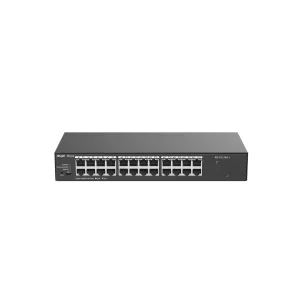 Reyee Switch Sobremesa - Carcasa Metal - Enrackable - 24 puertos RJ45 - Velocidad 10/100/1000 Mbps - Plug and Play - Tecnología ahorro de energía — imagen 2