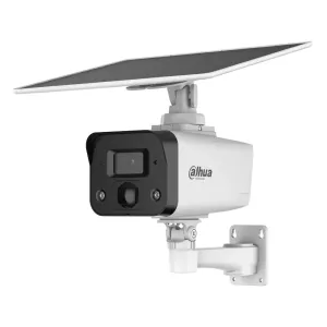 Tubular IP H265 4M Iluminación Dual LED20m/IR30m 3.6mm IP67 PIR MIC/Altavoz E/S 4G AI + Panel Solar — imagen 2
