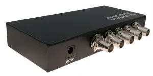 SDI Splitter&Repetidor 1x4 con soporte para HD-SDI/3G SDI, 120m. — imagen 1