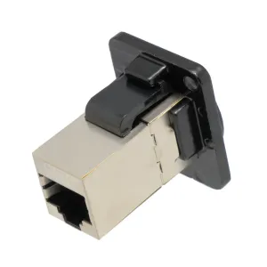 Empalme RJ45 doble hembra para panel/chasis — imagen 2