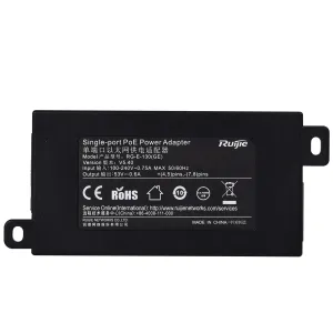 Ruijie - Inyector PoE+ 30W IEEE802.3at - Distancia máxima 100m — imagen 6