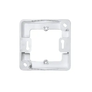 Caja de superficie 82x82x45mm modular blanca — imagen 2