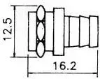 RG-6, 5C2V, F MACHO CRIMPAR — imagen 2