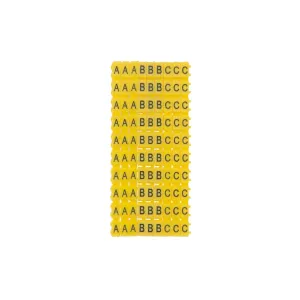 Pack marcadores clip para cable A|B|C [3 a 4mm] | 90pcs — imagen 1